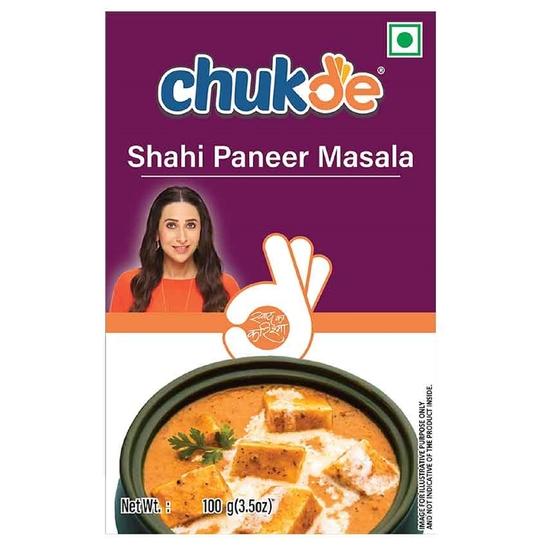 Chukde - Shahi Paneer Masala - Fresh & Aromatic & Creamy Gravy - Ideal for Homemade & Restaurant-Style Cooking - 100 Gm (Pack of 2)
Chukde - Shahi Paneer Masala - Fresh & Aromatic & Creamy Gravy - Ideal for Homemade & Restaurant-Style Cooking - 100 Gm (Pack of 2)