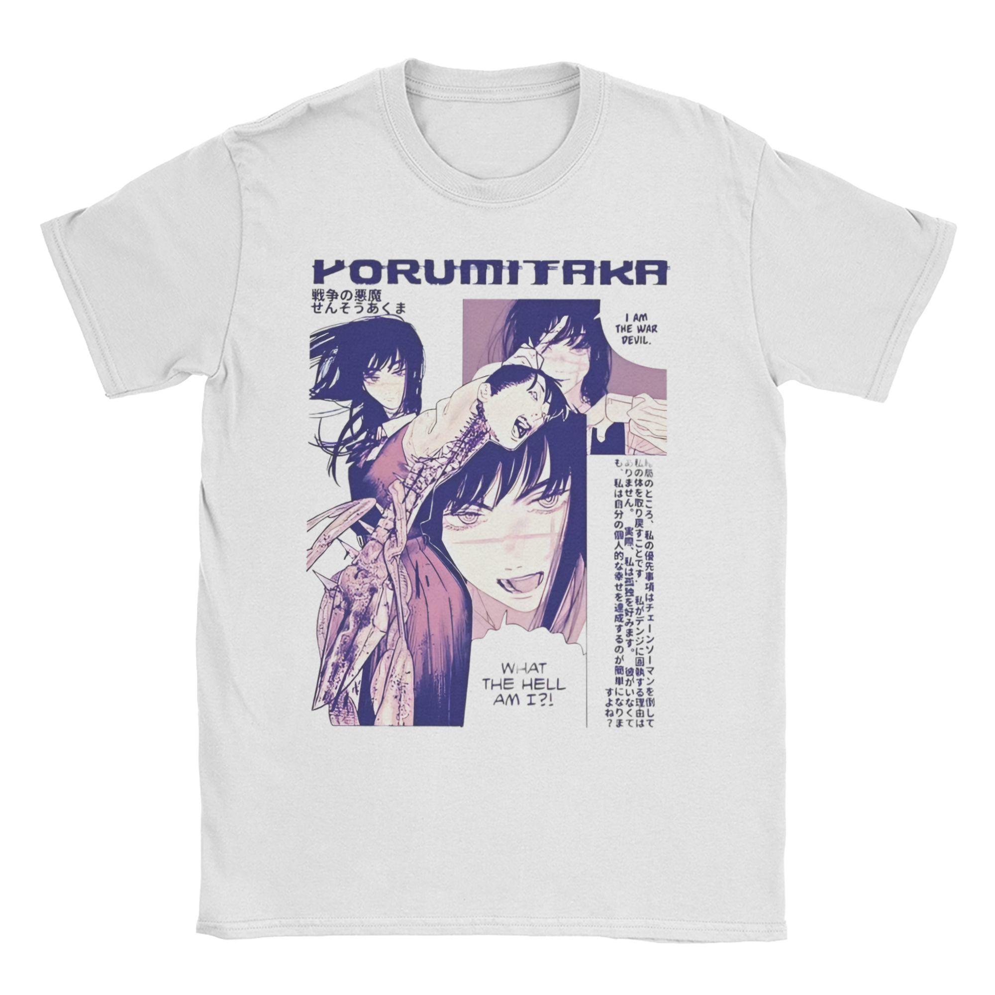 Yoru Chainsaw Man War Devil Футболка Чоловіча Жіноча Бавовняна Новинка Футболки Круглий Комір Asa Mitaka Футболки З Коротким Рукавом Одяг Подарунок 4XL
Yoru Chainsaw Man War Devil Футболка Чоловіча Жіноча Бавовняна Новинка Футболки Круглий Комір Asa Mitaka Футболки З Коротким Рукавом Одяг Подарунок 4XL