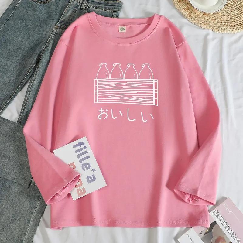 Plus Size Women s Pure Cotton Long Sleeve T-shirt, Early Spring Loose Slimming Top, Inner Layer Base Shirt XL for 121-135 jin
Plus Size Women s Pure Cotton Long Sleeve T-shirt, Early Spring Loose Slimming Top, Inner Layer Base Shirt XL for 121-135 jin