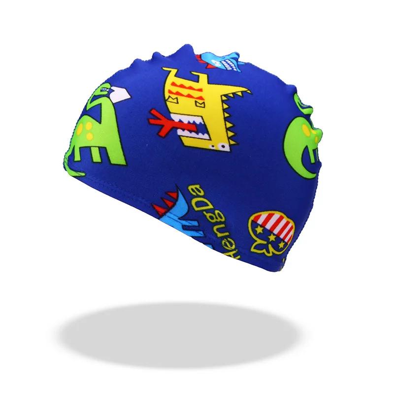 Детские шапочки для плавания с героями мультфильмов и принтом динозавра для мальчиков и девочек, шапочка для плавания, оборудование для бассейна, детские аксессуары для плавания