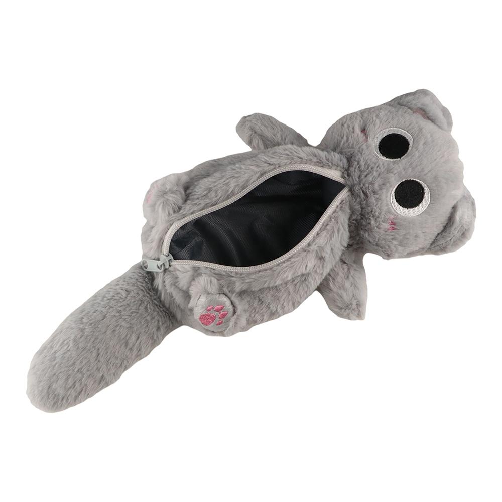 Thicken Gray Cat Pencil Bag Large Capacity Kitten Stationery Bag Desktop Organizer сірий колір
Thicken Gray Cat Pencil Bag Large Capacity Kitten Stationery Bag Desktop Organizer сірий колір