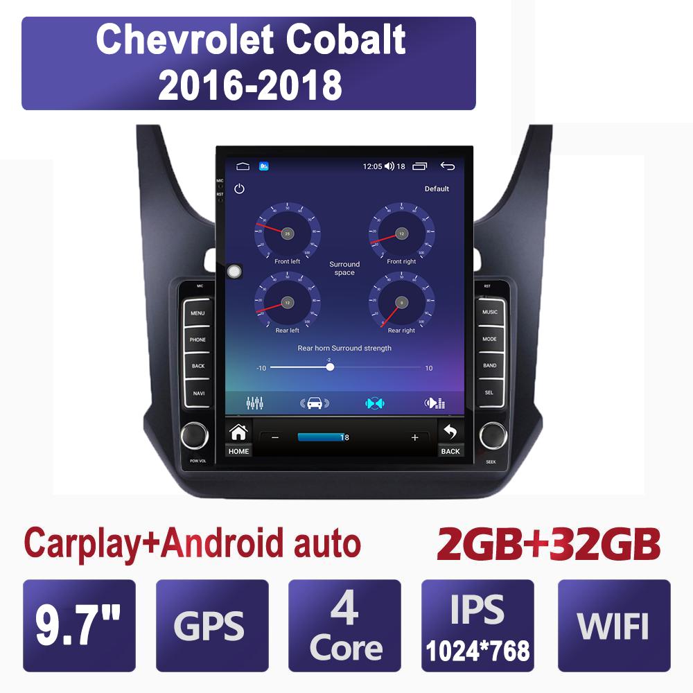 9,7-дюймовый автомобильный радиоприемник для Chevrolet Cobalt 2016-2018 Android 2 DIN Tesla вертикальный экран Carplay авто радио мультимедийный плеер 2 + 32 ГБ
9,7-дюймовый автомобильный радиоприемник для Chevrolet Cobalt 2016-2018 Android 2 DIN Tesla вертикальный экран Carplay авто радио мультимедийный плеер 2 + 32 ГБ