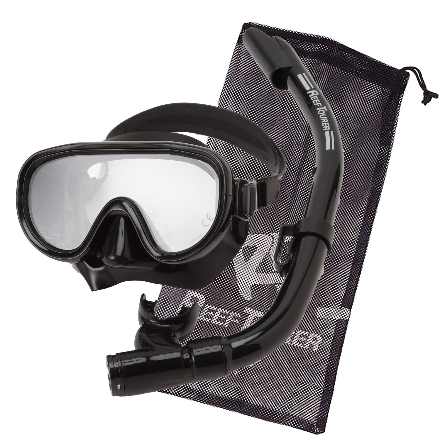 Amazon.co.jp Exclusive REEF TOURER Snorkeling Set with Mesh Bag, for Ages 10 and Up, Panoramic Wide-Vision Snorkel Mask and Wave Guard, Black, RC0105
Amazon.co.jp Exclusive REEF TOURER Snorkeling Set with Mesh Bag, for Ages 10 and Up, Panoramic Wide-Vision Snorkel Mask and Wave Guard, Black, RC0105