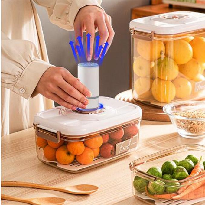 Кухонный холодильник, вакуумная коробка для слива пищевых продуктов с ручным насосом, герметичная коробка для банок
Кухонный холодильник, вакуумная коробка для слива пищевых продуктов с ручным насосом, герметичная коробка для банок