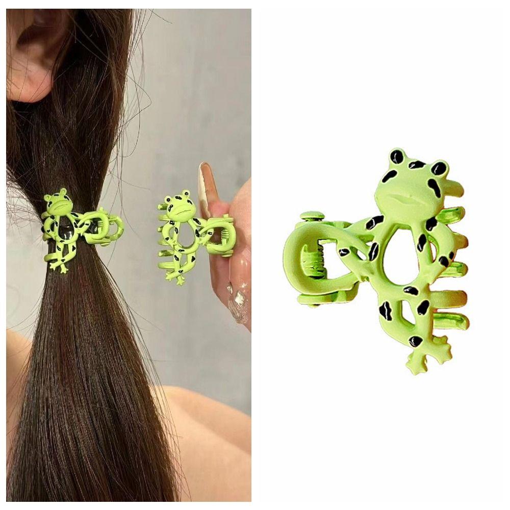 Hollow Green Frog Hair claw Zinc Zinc Alloy Metal Hair Clip Fashion Frog Claw Clips Lady зелений
Hollow Green Frog Hair claw Zinc Zinc Alloy Metal Hair Clip Fashion Frog Claw Clips Lady зелений