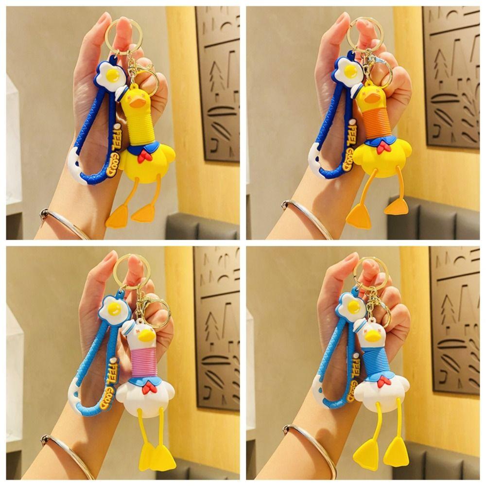 Silicone Retractable Neck Duck Keychain Retractable Neck Animal Red Scarf Duck Doll Gifts синий/белый
Silicone Retractable Neck Duck Keychain Retractable Neck Animal Red Scarf Duck Doll Gifts синий/белый