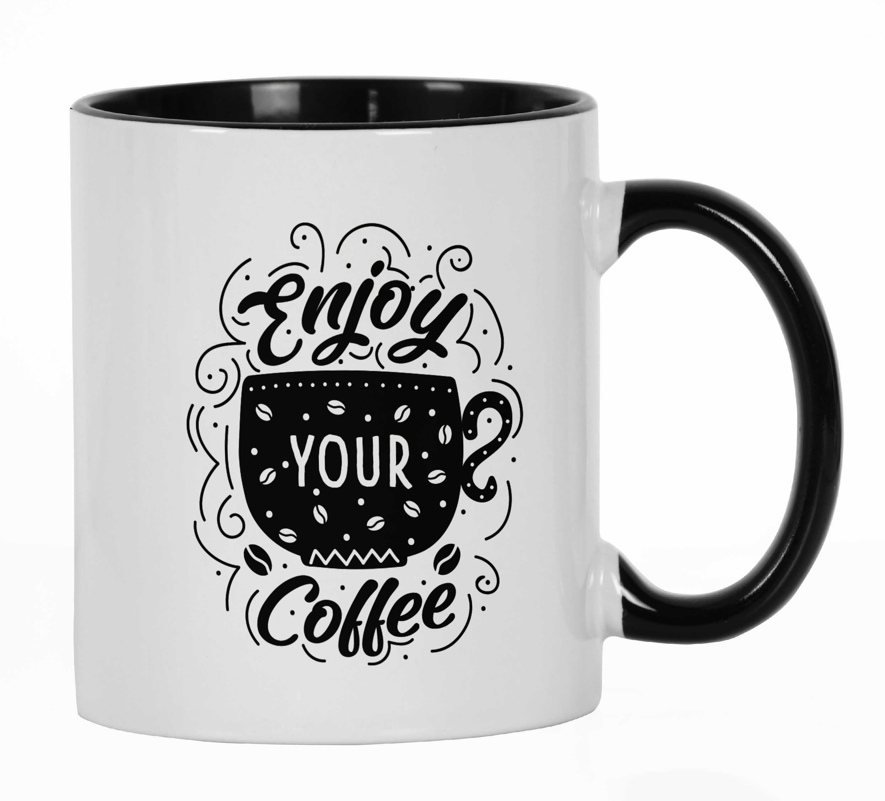 Inkdotpot Enjoy Your Coffee 11 Oz Керамические кофейные кружки отлично подходят для невесты Забавный новинка подарок для кофе 11oz чёрный
Inkdotpot Enjoy Your Coffee 11 Oz Керамические кофейные кружки отлично подходят для невесты Забавный новинка подарок для кофе 11oz чёрный