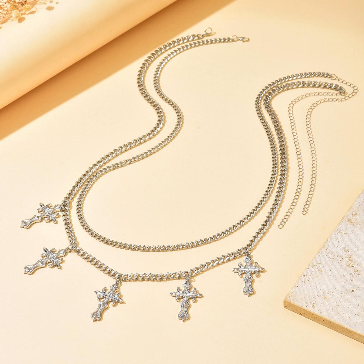 Cross pendant waist chain European and American personalized jewelry women s multi-layer stacking design sexy body chain
Cross pendant waist chain European and American personalized jewelry women s multi-layer stacking design sexy body chain