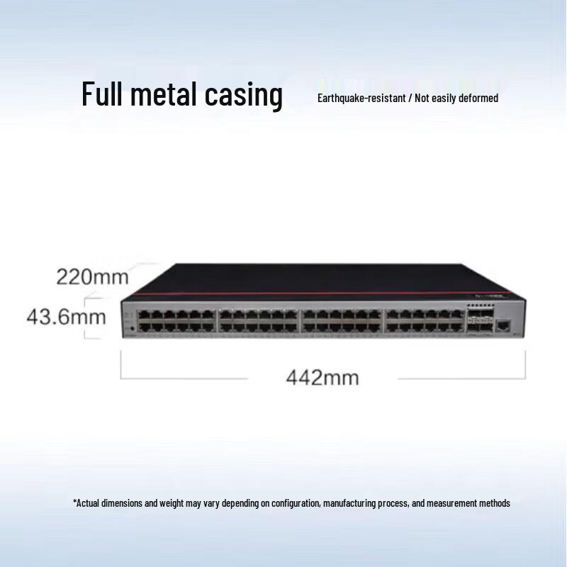 Huawei S200-48T4S 48-Port Gigabit Ethernet Switch
Huawei S200-48T4S 48-Port Gigabit Ethernet Switch