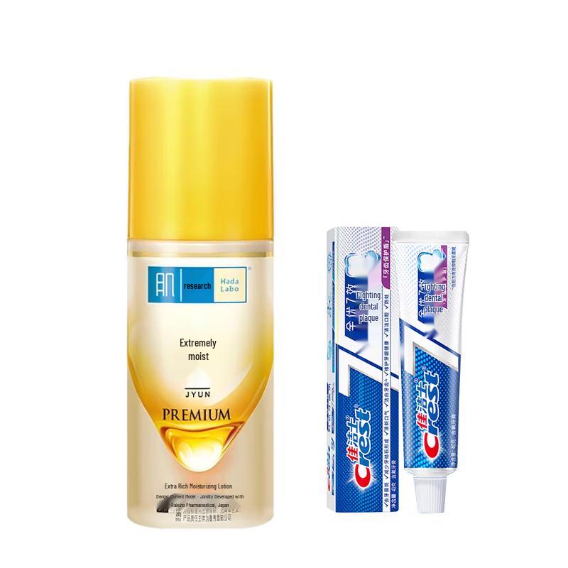 Crest 7-Effect Toothpaste & Hada Labo Premium Lotion Set
Crest 7-Effect Toothpaste & Hada Labo Premium Lotion Set