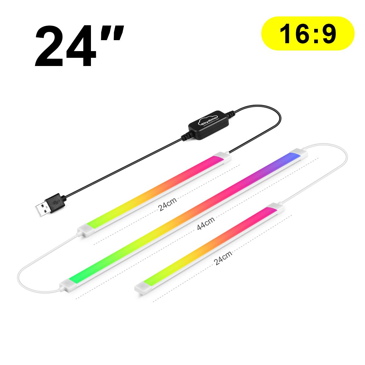 RGBIC Синхронизация с музыкой и игрой 24 Экран Игровая атмосфера Окружающая умная подсветка монитора ПК USB светодиодная лента Подсветка для экрана компьютера USB Plug
RGBIC Синхронизация с музыкой и игрой 24 Экран Игровая атмосфера Окружающая умная подсветка монитора ПК USB светодиодная лента Подсветка для экрана компьютера USB Plug