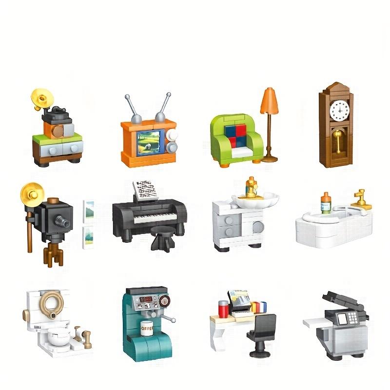 12 шт. обучающие строительные блоки пластиковые игрушки для мужчин/женщин/детей DIY имитационные мини-творческие домашние модели мелкой бытовой техники в сборе украшения C
12 шт. обучающие строительные блоки пластиковые игрушки для мужчин/женщин/детей DIY имитационные мини-творческие домашние модели мелкой бытовой техники в сборе украшения C