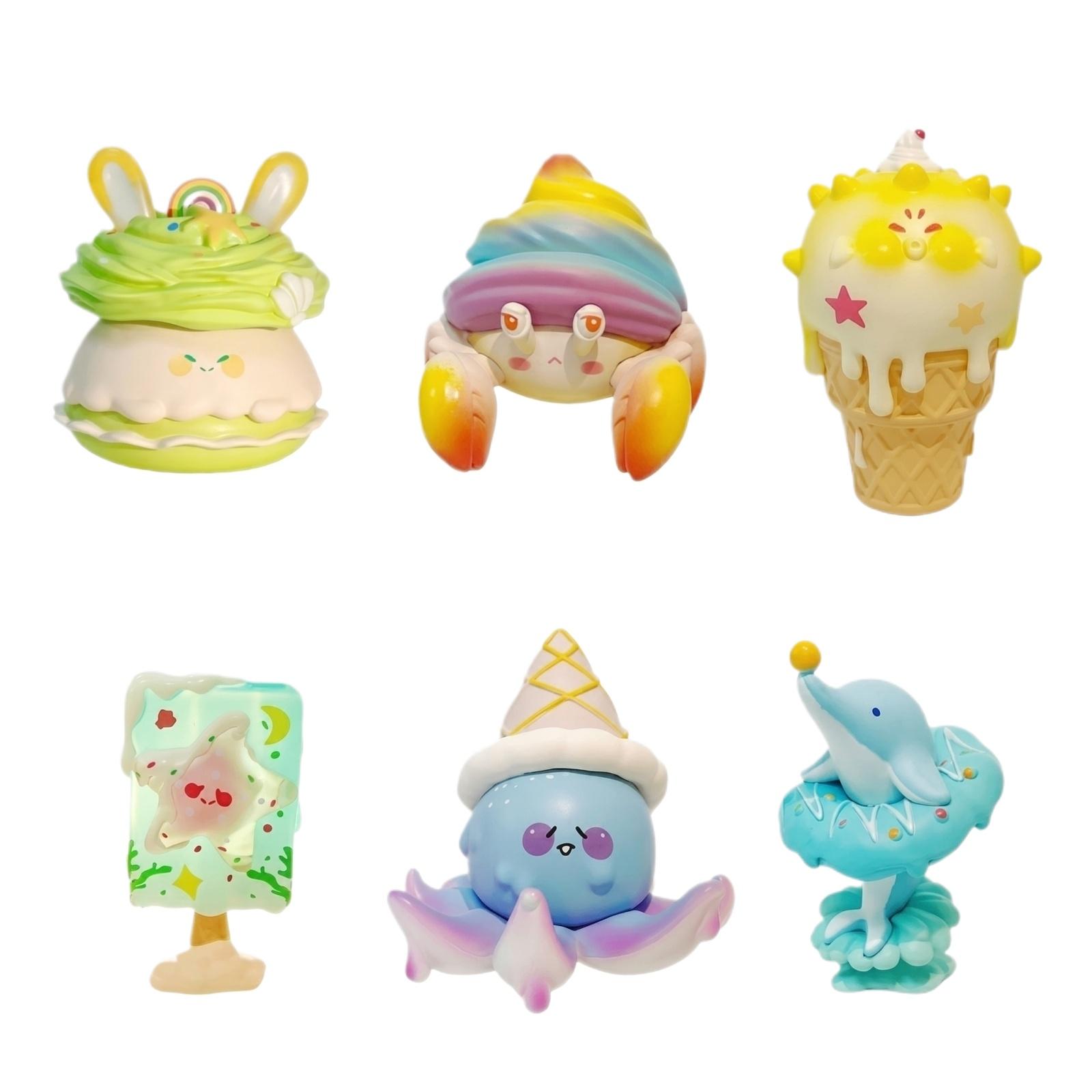 Set of 6 Ocean Animal Figurines Soft Squishy Toys 6 to 7 CM Size Packaged Collectible Sea Creature Models for Decoration and Play One Size
Set of 6 Ocean Animal Figurines Soft Squishy Toys 6 to 7 CM Size Packaged Collectible Sea Creature Models for Decoration and Play One Size