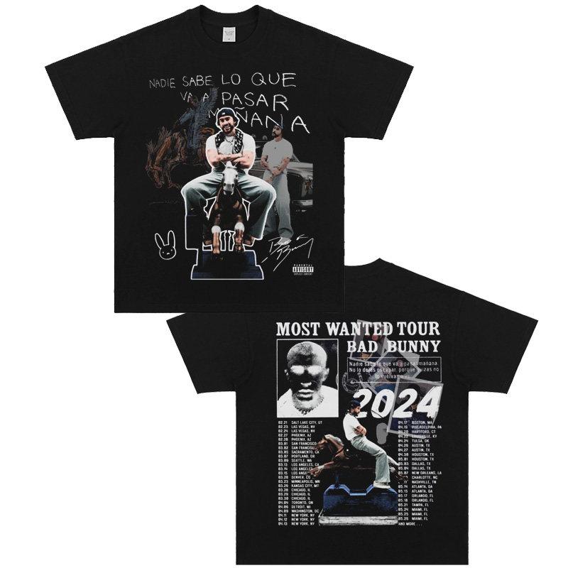 Bad Bunny Shortsleeved Tshirt Hiphop Casual American Style with A Small Collar and Distressed Digital Print 4XL
Bad Bunny Shortsleeved Tshirt Hiphop Casual American Style with A Small Collar and Distressed Digital Print 4XL