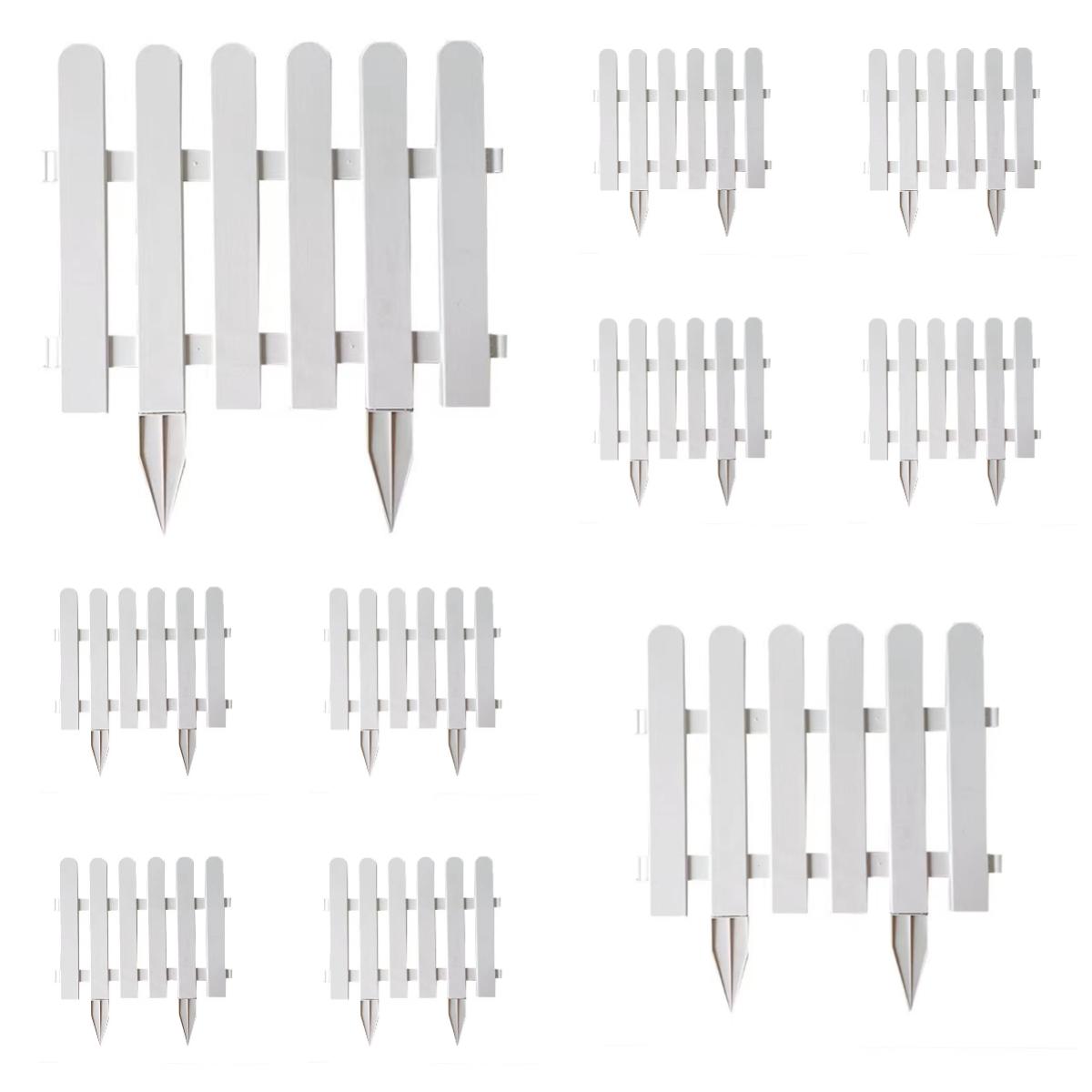 10pcs White Plastic Fence Panels Durable Easy-to-Set-Up Outdoor Decor Christmas Trees Wedding Parties Garden Edges Path Dividers
10pcs White Plastic Fence Panels Durable Easy-to-Set-Up Outdoor Decor Christmas Trees Wedding Parties Garden Edges Path Dividers