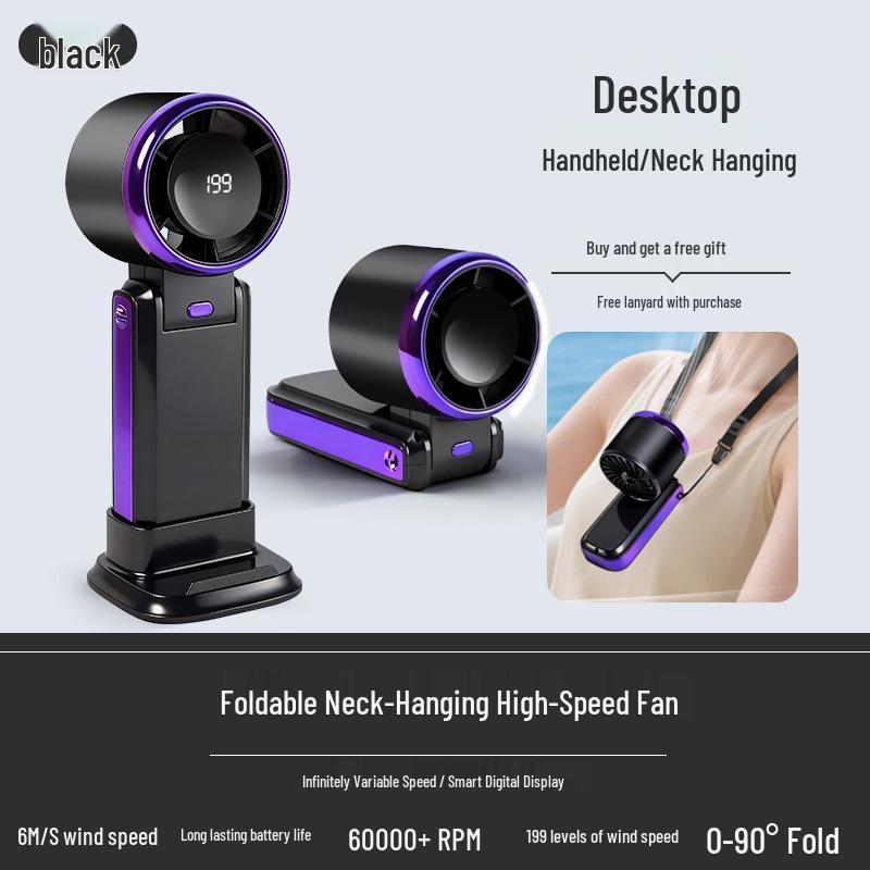 2025 Turbo High-Speed Folding Handheld Fan with USB Charging & Digital Display 16.5x6.5x6.1 cm
2025 Turbo High-Speed Folding Handheld Fan with USB Charging & Digital Display 16.5x6.5x6.1 cm