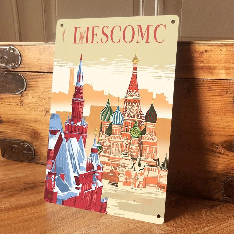 1 piece of Moscow architectural landscape tinplate painting plaque, living room/study room wall decoration, retro style home dec (as the picture,20x30cm)
1 piece of Moscow architectural landscape tinplate painting plaque, living room/study room wall decoration, retro style home dec (as the picture,20x30cm)