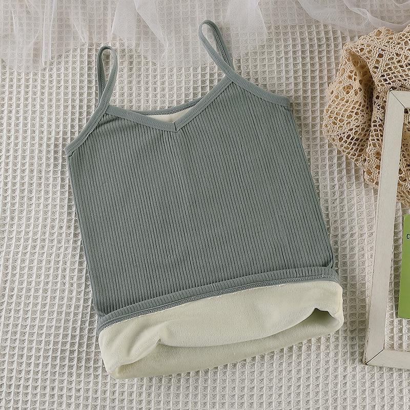 Women s Extra Thick Fleece-Lined Seamless Camisole Vest for Cold Protection One Size сірий колір
Women s Extra Thick Fleece-Lined Seamless Camisole Vest for Cold Protection One Size сірий колір