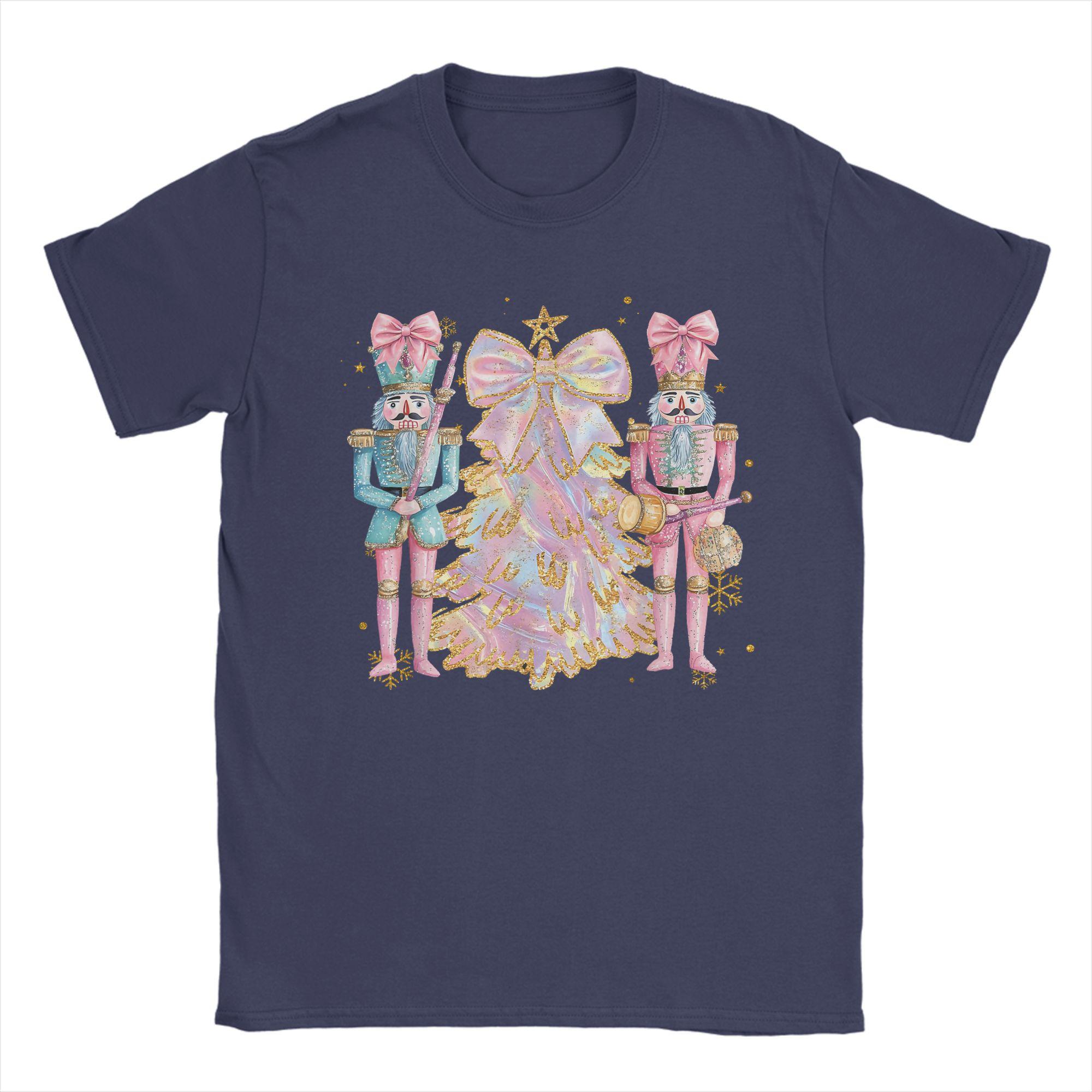 Coquette Christmas Tree Pink Nutcrackers TShirts for Men Cotton Tee Shirt Round Collar Short Sleeve T Shirt Printing Clothes 4XL
Coquette Christmas Tree Pink Nutcrackers TShirts for Men Cotton Tee Shirt Round Collar Short Sleeve T Shirt Printing Clothes 4XL