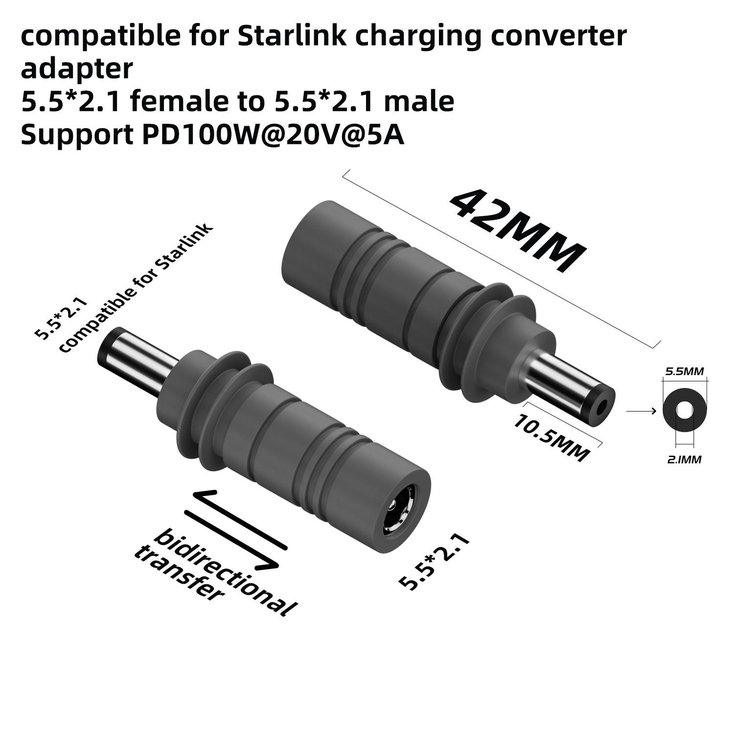 For Starlink Mini Cable 2M(6.6ft) Starlink Mini DC Power Type-C Input Replacement cable Waterproof Outerdoor Barrel Jack Chargin
For Starlink Mini Cable 2M(6.6ft) Starlink Mini DC Power Type-C Input Replacement cable Waterproof Outerdoor Barrel Jack Chargin