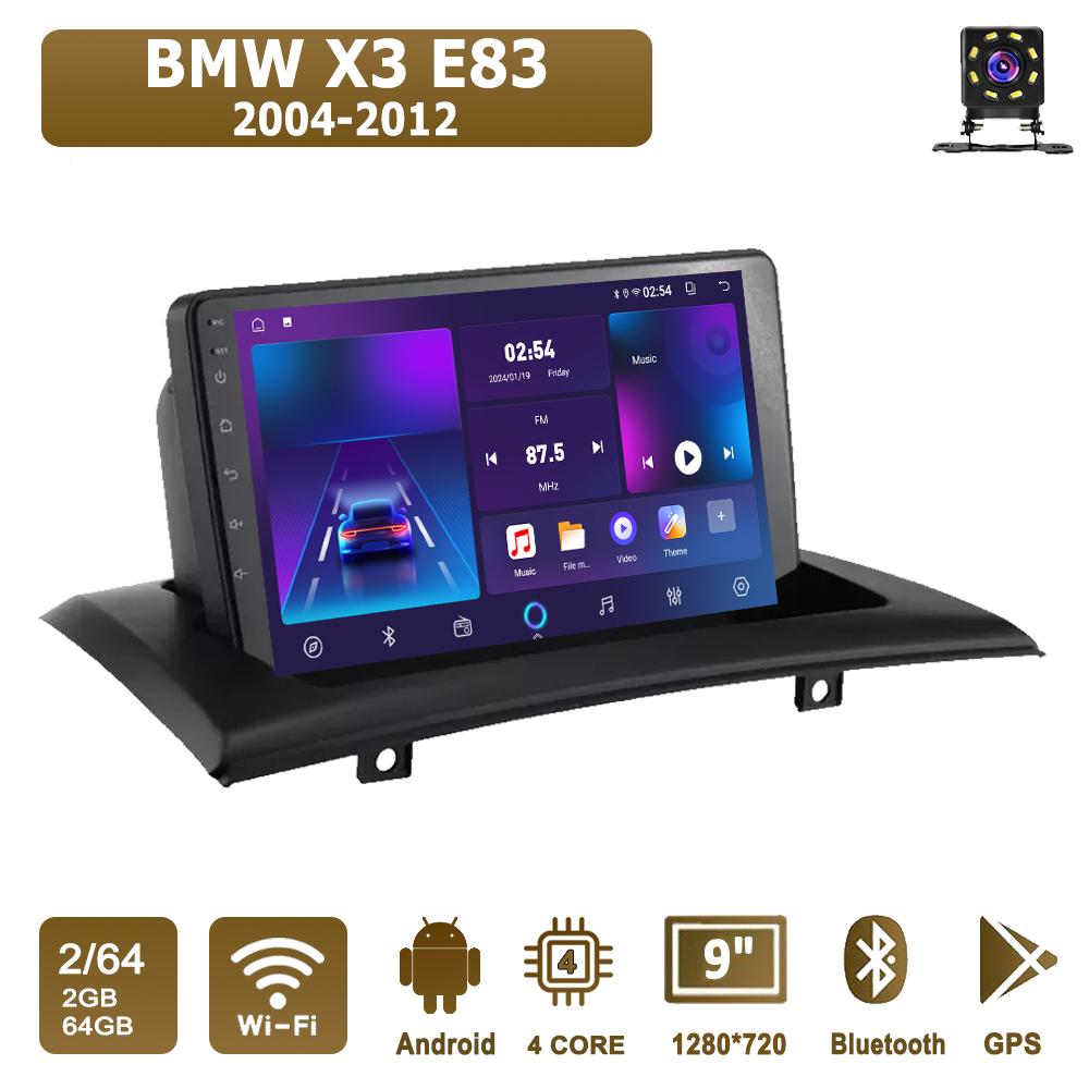 Android Car-Play Car Radio For BMW X3 E83 2004-2012 Multimedia Player Head Unit Stereo GPS Navigation BT WIFI,2+64GB чорний
Android Car-Play Car Radio For BMW X3 E83 2004-2012 Multimedia Player Head Unit Stereo GPS Navigation BT WIFI,2+64GB чорний