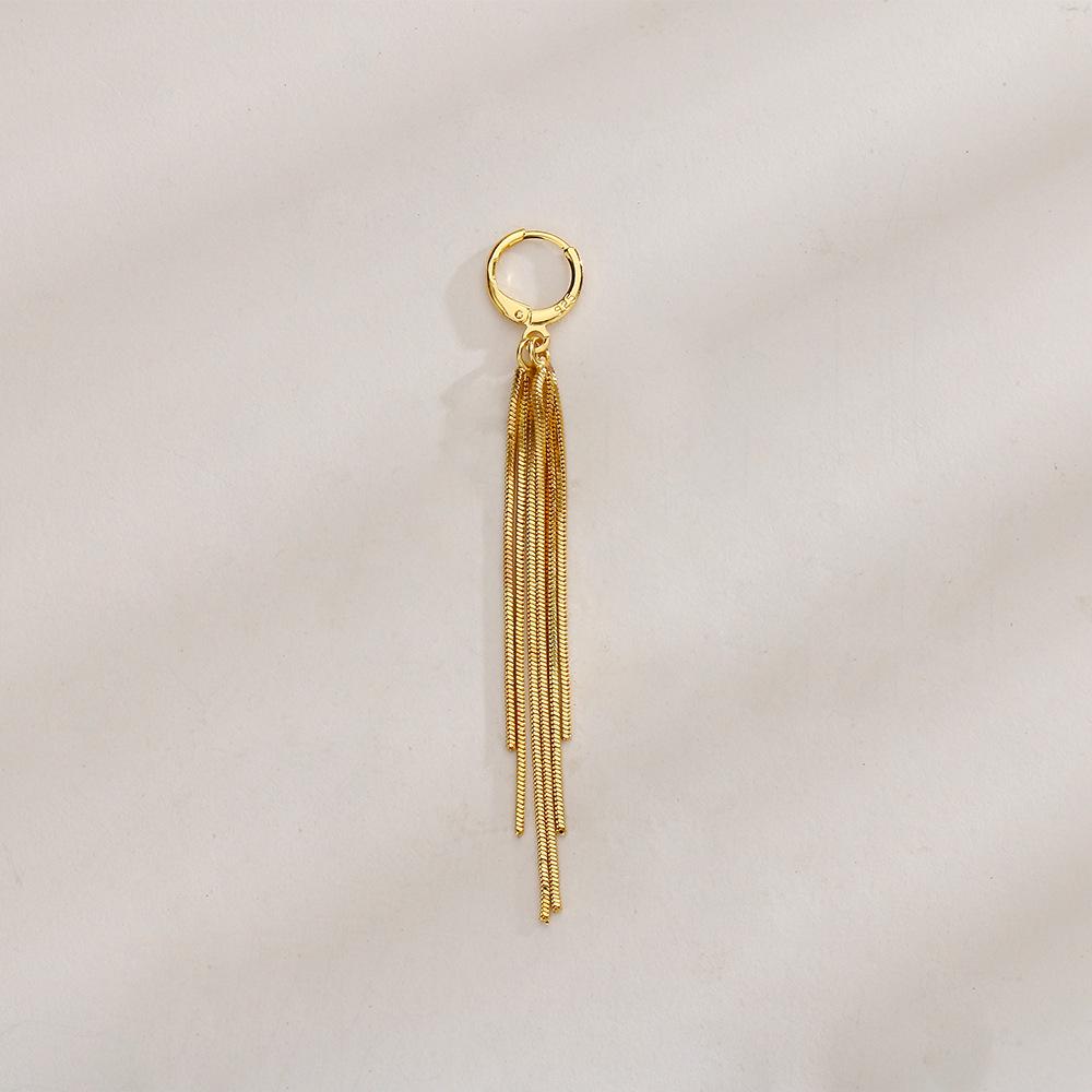 CIAXY Silver Color Long Tassel Snake Bone Chain Earrings Female Temperament Korean Fashion Ear Line New Jewelry
CIAXY Silver Color Long Tassel Snake Bone Chain Earrings Female Temperament Korean Fashion Ear Line New Jewelry