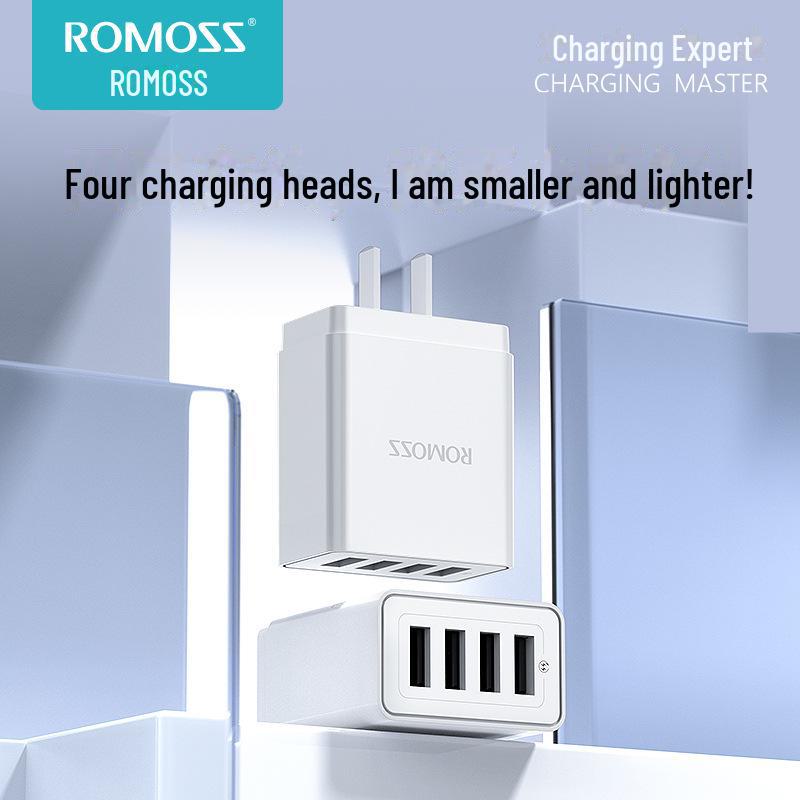 ROMOSS 5V 2.4A Multi-Port USB-A Charger for Huawei & Xiaomi Mobile Phones Four-port
ROMOSS 5V 2.4A Multi-Port USB-A Charger for Huawei & Xiaomi Mobile Phones Four-port