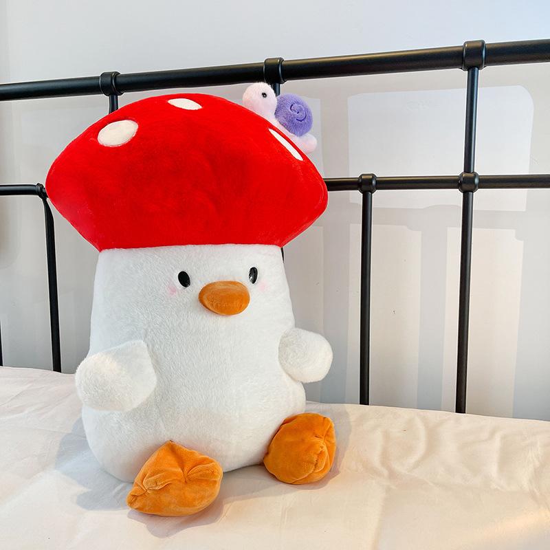 Cute Mushroom Chicken Plush Toy Duck Pillow Creative Doll Sleeping Pillow Girl Gift 24cm
Cute Mushroom Chicken Plush Toy Duck Pillow Creative Doll Sleeping Pillow Girl Gift 24cm