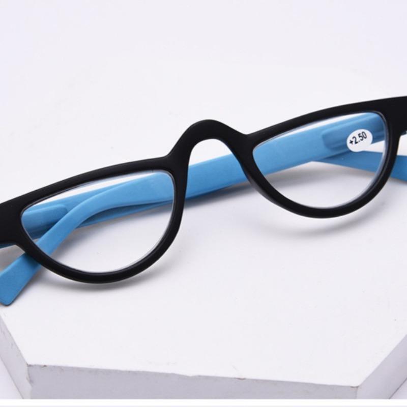 1/0 +1.0 +1.5 +2.0 +2.5 +3.0 Cat Eye Half Frame Presbyopia Reading Glasses Plastic Resin Lenses 0
1/0 +1.0 +1.5 +2.0 +2.5 +3.0 Cat Eye Half Frame Presbyopia Reading Glasses Plastic Resin Lenses 0