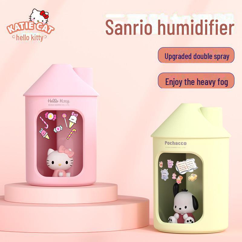 «Мини-увлажнитель воздуха Sanrio USB 2024 года — бесшумный, большой емкости для офиса, дома, спальни» Hello Kitty double spray humidifier + night light
«Мини-увлажнитель воздуха Sanrio USB 2024 года — бесшумный, большой емкости для офиса, дома, спальни» Hello Kitty double spray humidifier + night light