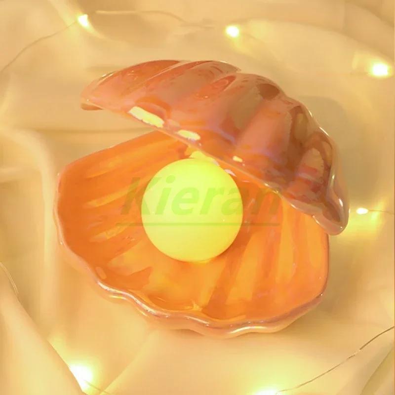 Nordic Modern Shell LED Night Light Bedroom Study Bedside Ceramic Pearl Lamp Living Room Decorative Desktop Ornaments Floor Lamp рожевий
Nordic Modern Shell LED Night Light Bedroom Study Bedside Ceramic Pearl Lamp Living Room Decorative Desktop Ornaments Floor Lamp рожевий