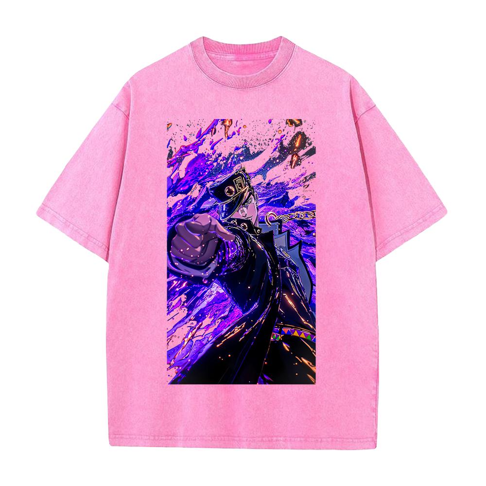 JoJo s Bizarre Adventure Кудзё Джотаро Печатная футболка Мужская Женская Стиранные Хлопковые Футболки Манга Винтажная Футболка Харадзюку Мужская Футболка S розовый
JoJo s Bizarre Adventure Кудзё Джотаро Печатная футболка Мужская Женская Стиранные Хлопковые Футболки Манга Винтажная Футболка Харадзюку Мужская Футболка S розовый