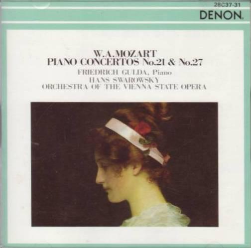 CD WA. МОЦАРТ - ФРИДРИХ ГУЛЬДА, ГАНС - Концерты для фортепиано №. 21 и нет. 27 28C3731 Denon 1985 Япония Классика
CD WA. МОЦАРТ - ФРИДРИХ ГУЛЬДА, ГАНС - Концерты для фортепиано №. 21 и нет. 27 28C3731 Denon 1985 Япония Классика