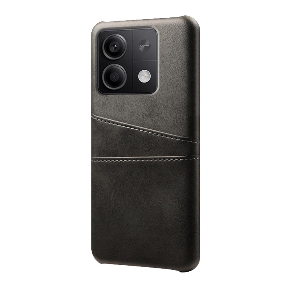 For Xiaomi Redmi Note 13 5G Case Dual Card Slots Shockproof Case PU+PC Slim Phone Case Black
For Xiaomi Redmi Note 13 5G Case Dual Card Slots Shockproof Case PU+PC Slim Phone Case Black