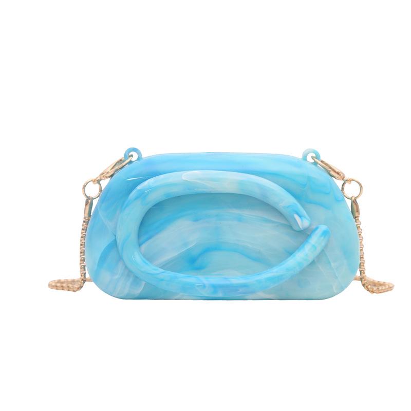 Dinner bag Acrylic bag Hand bag Mirror multicolor handbag Fashion versatile shoulder messenger bag синій
Dinner bag Acrylic bag Hand bag Mirror multicolor handbag Fashion versatile shoulder messenger bag синій