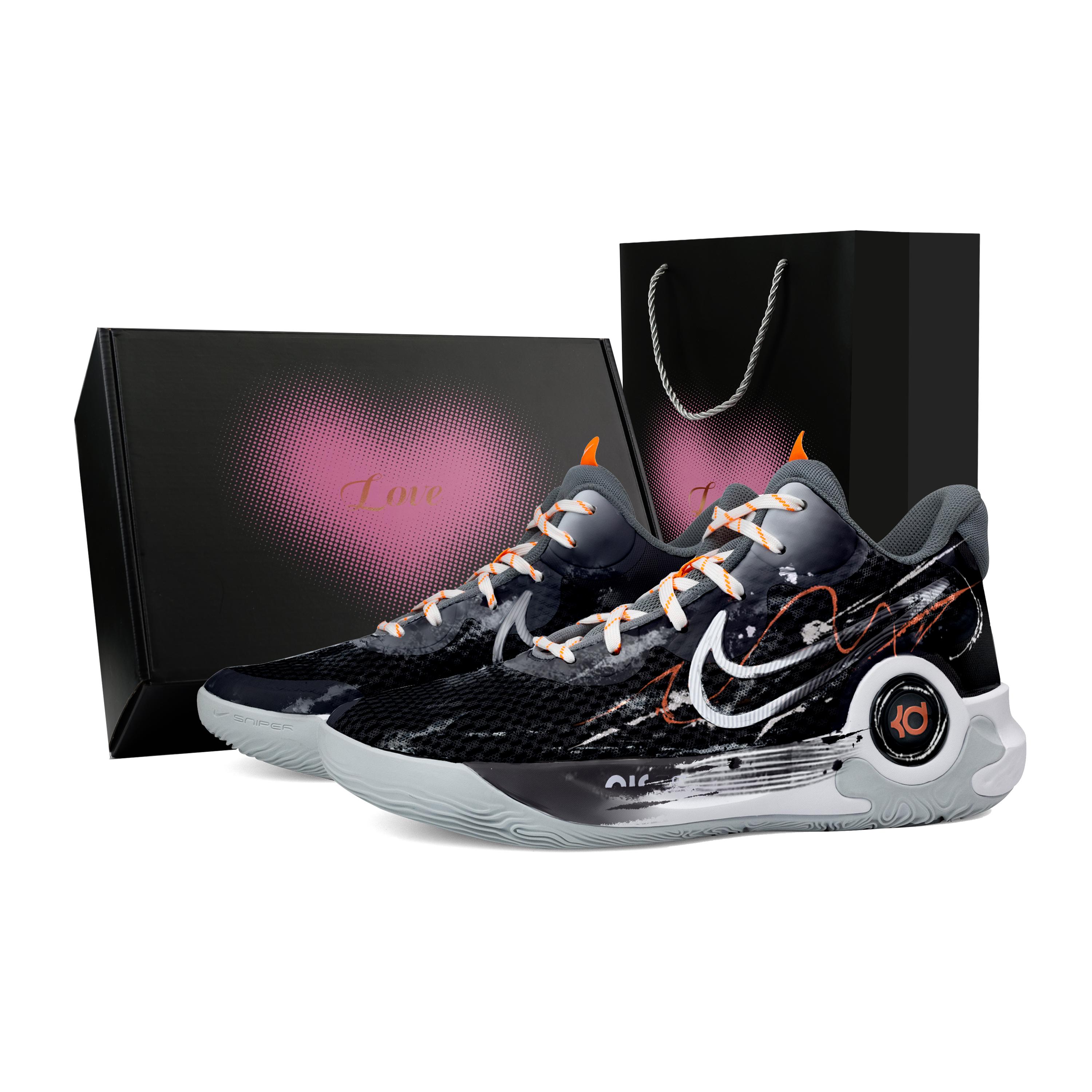Nike KD Trey 5 IX Daybreak Frontline Heart Box Abrasion Resistant Mid top Basketball Shoes Unisex Black Gray CW3402-011(Team529-) 40.5
Nike KD Trey 5 IX Daybreak Frontline Heart Box Abrasion Resistant Mid top Basketball Shoes Unisex Black Gray CW3402-011(Team529-) 40.5