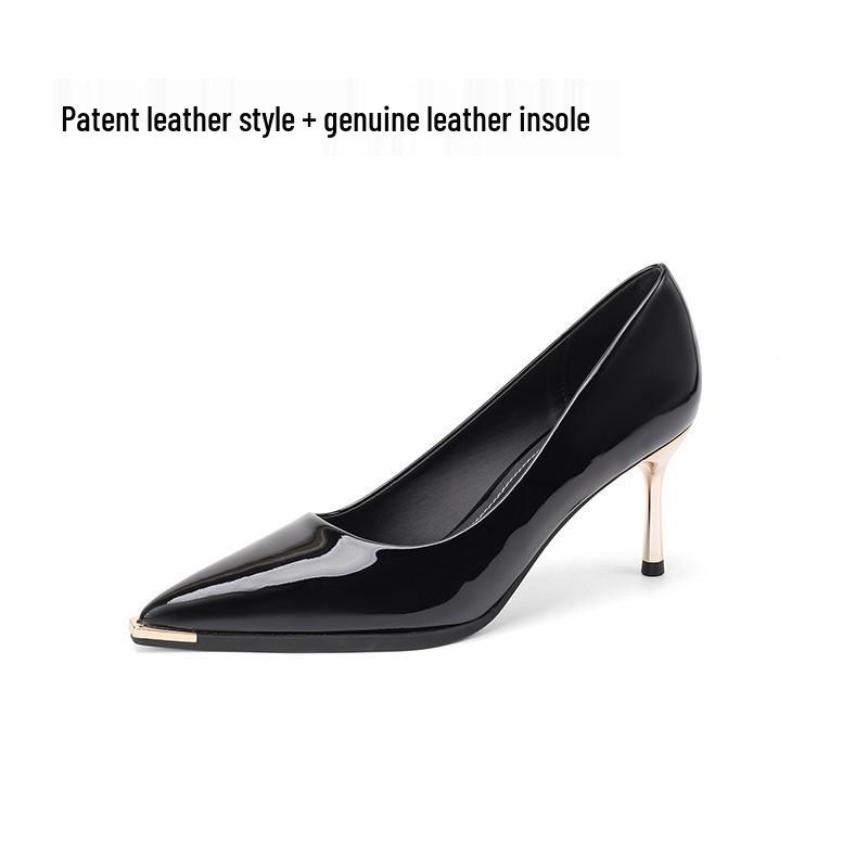 Su Feifei Black Sexy Pointed-Toe Stiletto Heels - 2025 Spring New Collection for Women 36
Su Feifei Black Sexy Pointed-Toe Stiletto Heels - 2025 Spring New Collection for Women 36