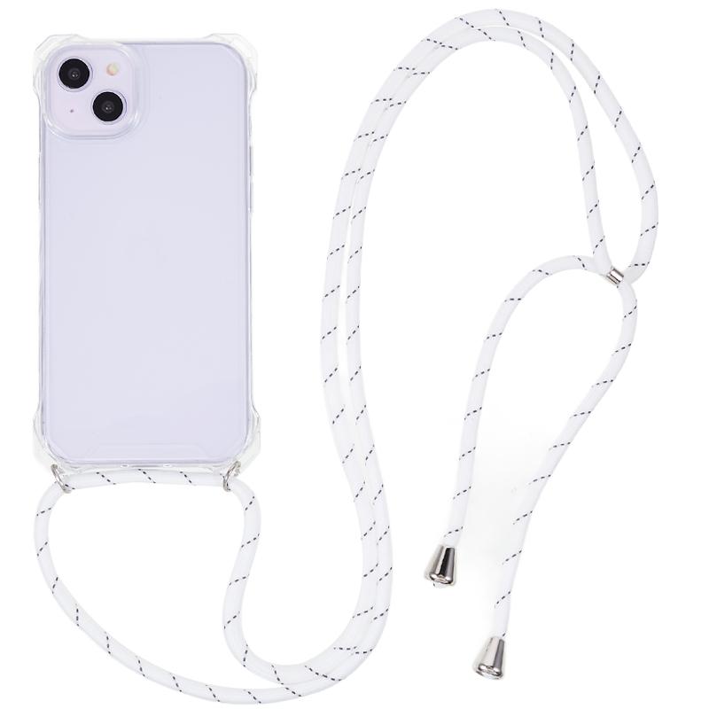 For iPhone 14/13 Clear Phone Case Acrylic+TPU Four Corner Anti Drop Cover with Lanyard Transparent Frame
For iPhone 14/13 Clear Phone Case Acrylic+TPU Four Corner Anti Drop Cover with Lanyard Transparent Frame