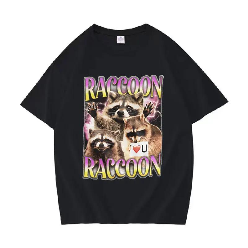 Retro Raccoon Lover Funny Meme Graphic T Shirts Unisexs Fashion ONeck Short Sleeve Tshirt Cotton Oversized Tees Streetwear 4XL
Retro Raccoon Lover Funny Meme Graphic T Shirts Unisexs Fashion ONeck Short Sleeve Tshirt Cotton Oversized Tees Streetwear 4XL