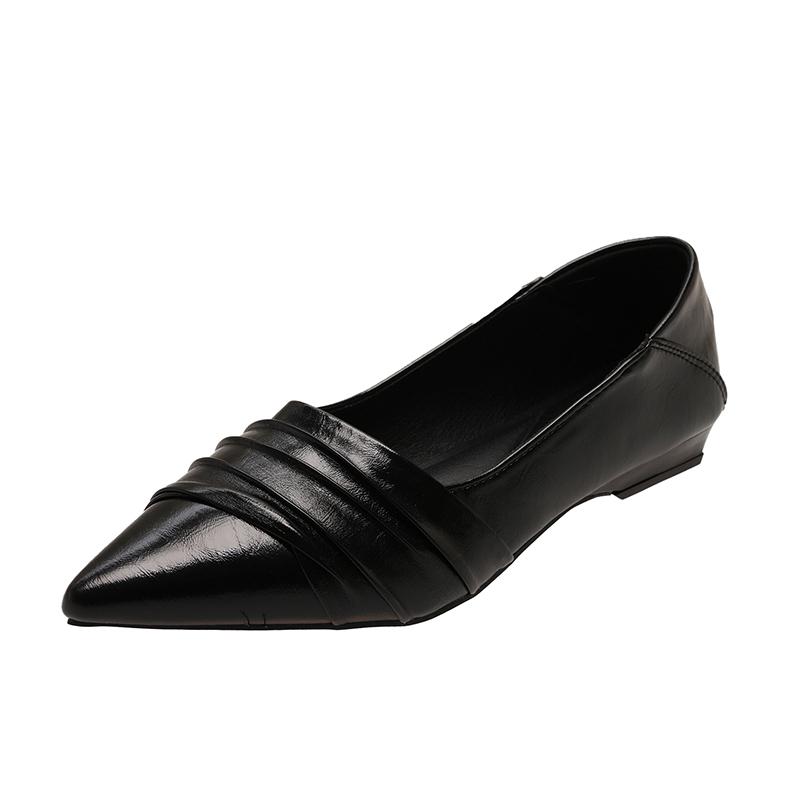 Fashion Spring New Single Shoes Women Fashion Pointed Head Shallow Mouth Fold Soft Sole Anti-slip Wear-resistant Low Heel Shoes 39 чёрный
Fashion Spring New Single Shoes Women Fashion Pointed Head Shallow Mouth Fold Soft Sole Anti-slip Wear-resistant Low Heel Shoes 39 чёрный