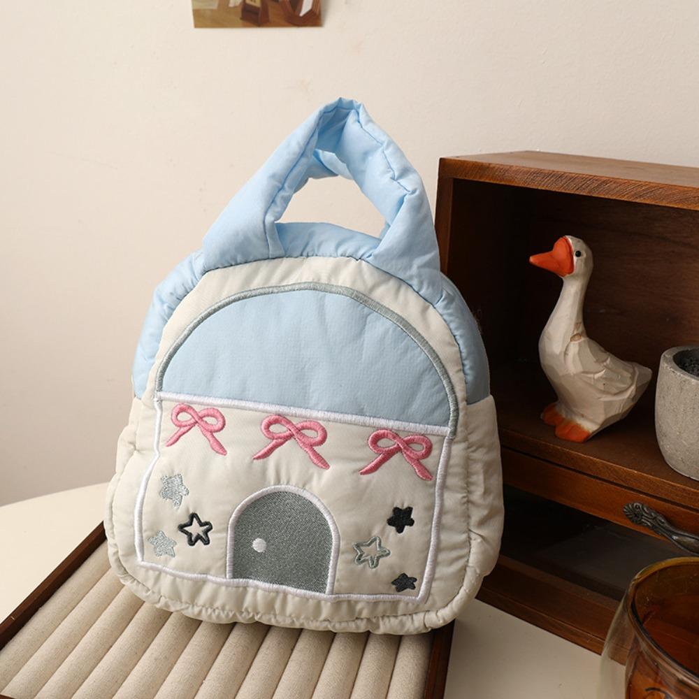 High Quality House Pattern Handbag Portable Multifunctional Embroidery Bag Large Capacity Cosmetics Storage Bag синий
High Quality House Pattern Handbag Portable Multifunctional Embroidery Bag Large Capacity Cosmetics Storage Bag синий