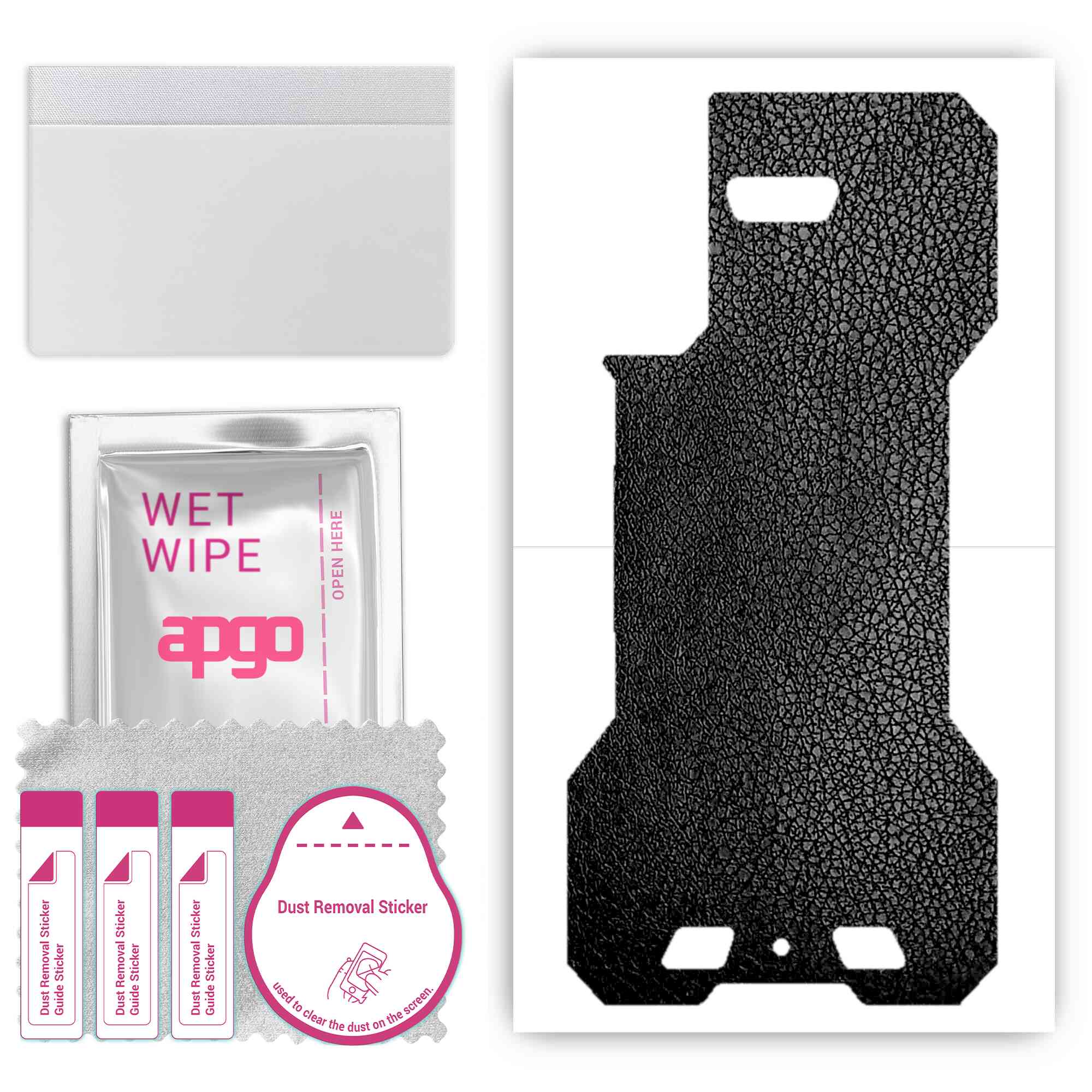 Apgo Protective Skin Sticker для задньої панелі, сумісної з Cubot King Kong 5 Pro, Wrap Film, Foil, Vinyl - Pattern Black Leather
Apgo Protective Skin Sticker для задньої панелі, сумісної з Cubot King Kong 5 Pro, Wrap Film, Foil, Vinyl - Pattern Black Leather