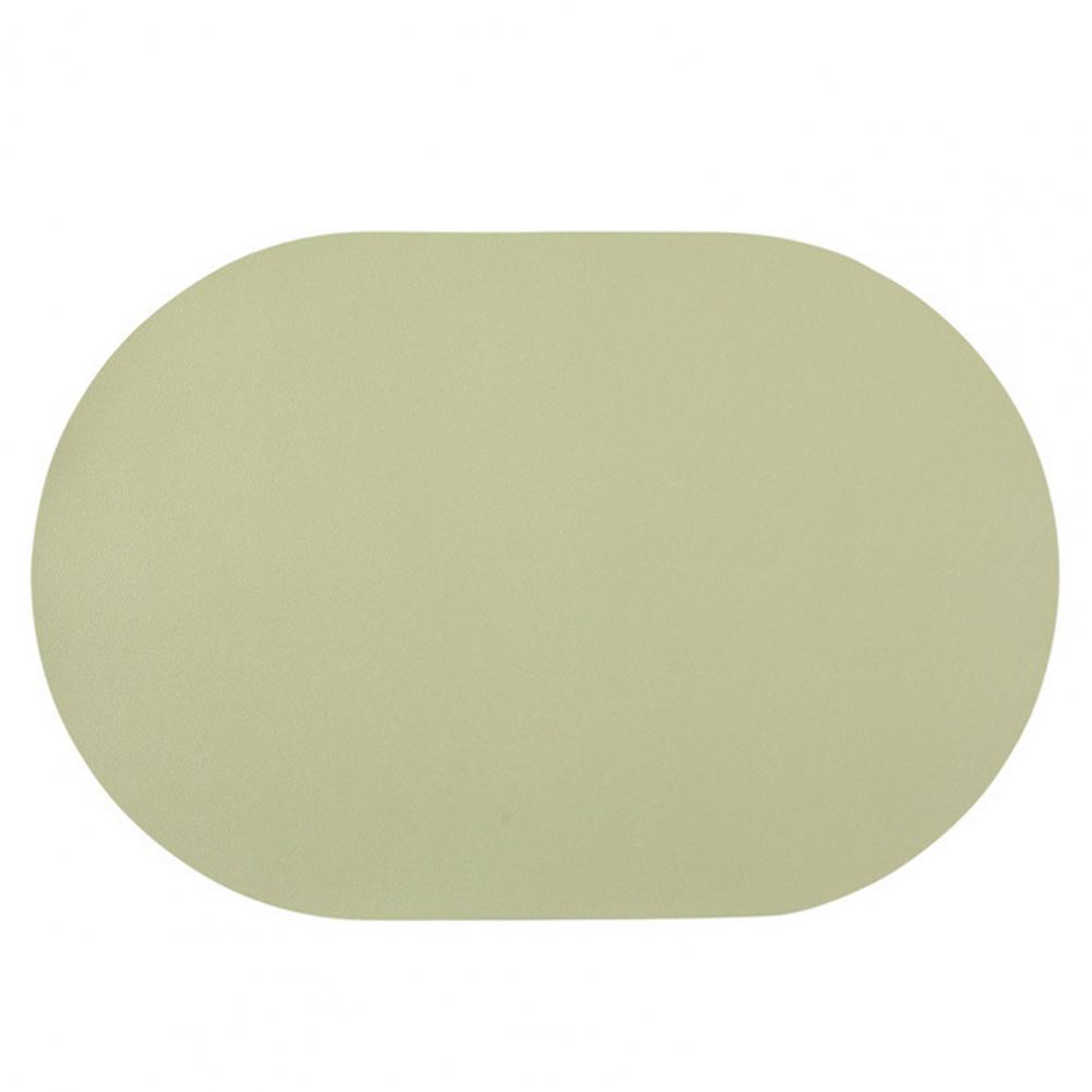 Table Placemat Non-Slip Heat Resistant Waterproof Kitchen Dining Placemat Cup Coaster Leather Textured Finish Oval Home Supply 45x30 cm зелений
Table Placemat Non-Slip Heat Resistant Waterproof Kitchen Dining Placemat Cup Coaster Leather Textured Finish Oval Home Supply 45x30 cm зелений
