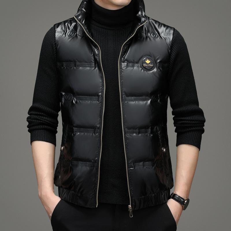 Воротник-стойка, модный яркий пуховик без рукавов, жилет без рукавов, жилет, мужской корейский вариант, пальто Tide 4XL
Воротник-стойка, модный яркий пуховик без рукавов, жилет без рукавов, жилет, мужской корейский вариант, пальто Tide 4XL