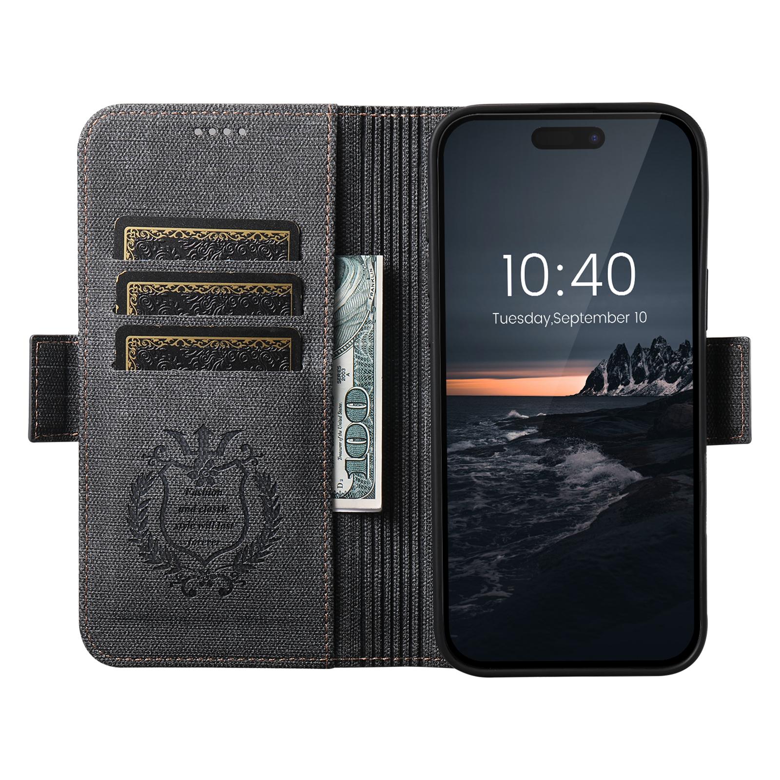 For iPhone 16 Pro Max Case Compatible with MagSafe Litchi Texture Leather Wallet Phone Cover Blue
For iPhone 16 Pro Max Case Compatible with MagSafe Litchi Texture Leather Wallet Phone Cover Blue
