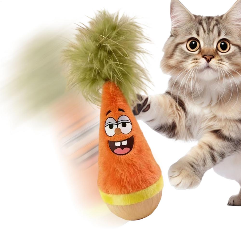 Cat Wobble Toy Interactive Fun Silent Kitten Teaser Interactive Wobble Toy for Indoor Kitten Play Exercise Pet Enrichment Reduce
Cat Wobble Toy Interactive Fun Silent Kitten Teaser Interactive Wobble Toy for Indoor Kitten Play Exercise Pet Enrichment Reduce