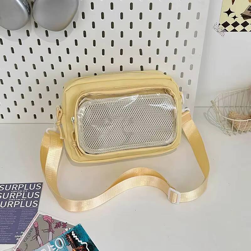 New Cute Mini Ita Shoulder Bag Sweet Girls Transparent Comic Bag Phone Small Crossbody Bag DIY Display Doll Badge Handbag Purses 25x18x7cm жовтий
New Cute Mini Ita Shoulder Bag Sweet Girls Transparent Comic Bag Phone Small Crossbody Bag DIY Display Doll Badge Handbag Purses 25x18x7cm жовтий
