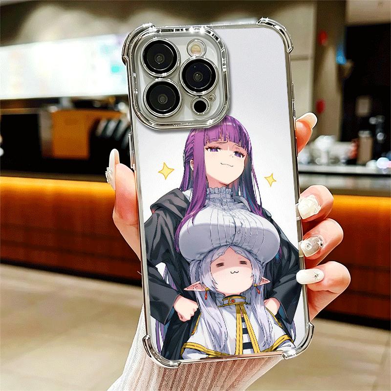F-Frieren B-Beyond J-Journeys End Soft Phone Case For iPhone 15 16 17 Air 14 Pro Max 16E Plus 13 12 Mini Plating Anti-Fall Funda iPhone 16
F-Frieren B-Beyond J-Journeys End Soft Phone Case For iPhone 15 16 17 Air 14 Pro Max 16E Plus 13 12 Mini Plating Anti-Fall Funda iPhone 16