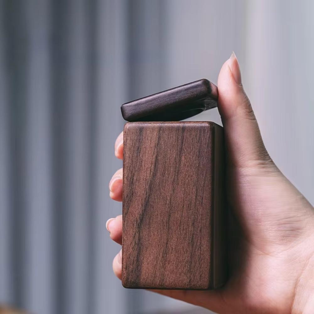Magnetic Adsorption Toothpick Holder High-end Toothpick Dispenser Container Hotel Walnut wood
Magnetic Adsorption Toothpick Holder High-end Toothpick Dispenser Container Hotel Walnut wood