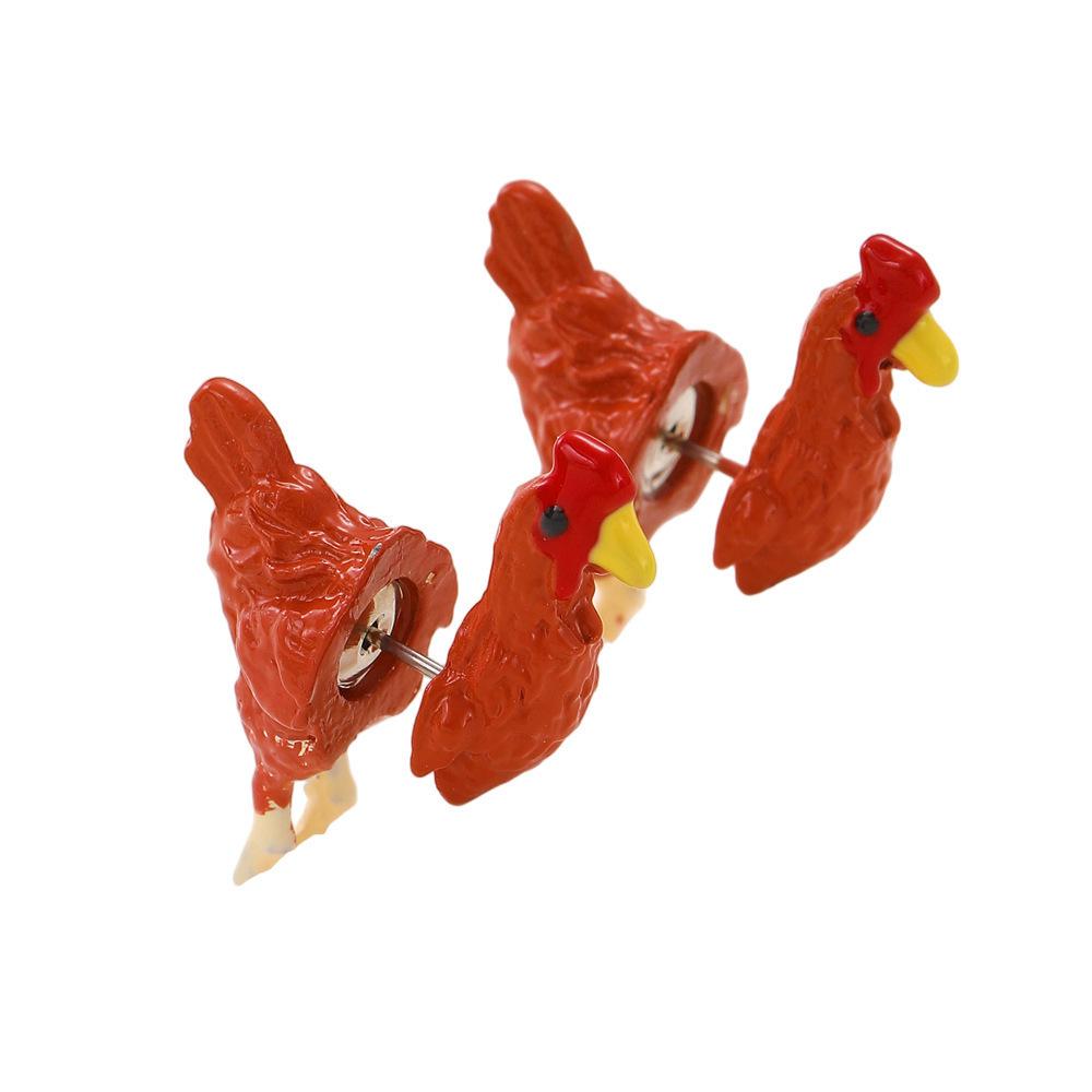 OU MEI INS Creative Fashion Multi-Color Rooster Earrings: Quirky Animal-Shaped Statement Jewelry
OU MEI INS Creative Fashion Multi-Color Rooster Earrings: Quirky Animal-Shaped Statement Jewelry
